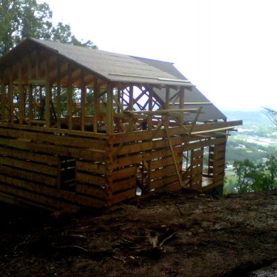 Cabin under Construction